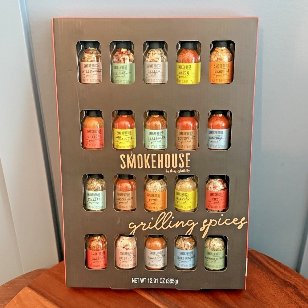 Smokehouse by Thoughtfully Ultimate Grilling Spice Set Grill Seasoning Gift NEW!